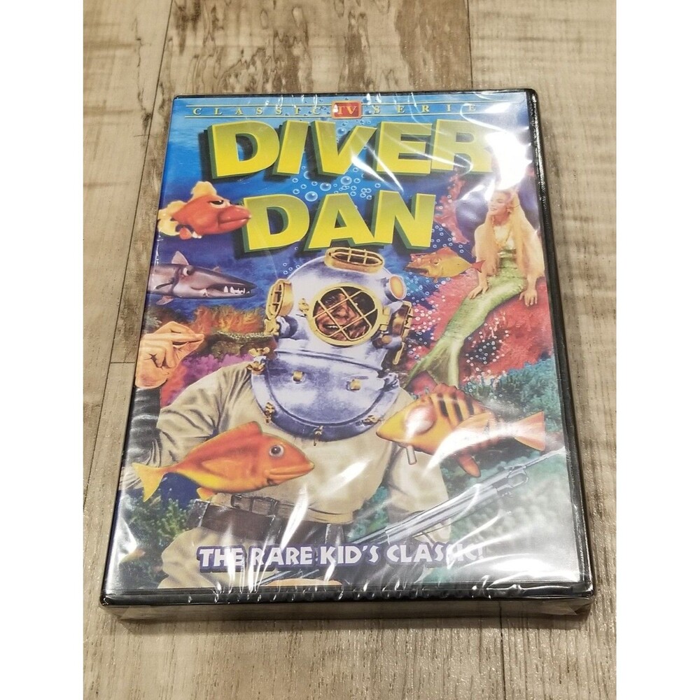 Diver Dan - 15 Episode DVD, Rare Kid’s Classic New Sealed Fast Shipping